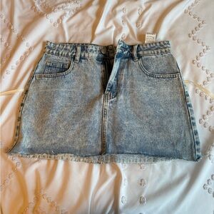 SHEIN Blue Denim Mini Skirt